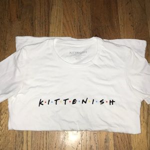 Kittenish Friends Logo shirt